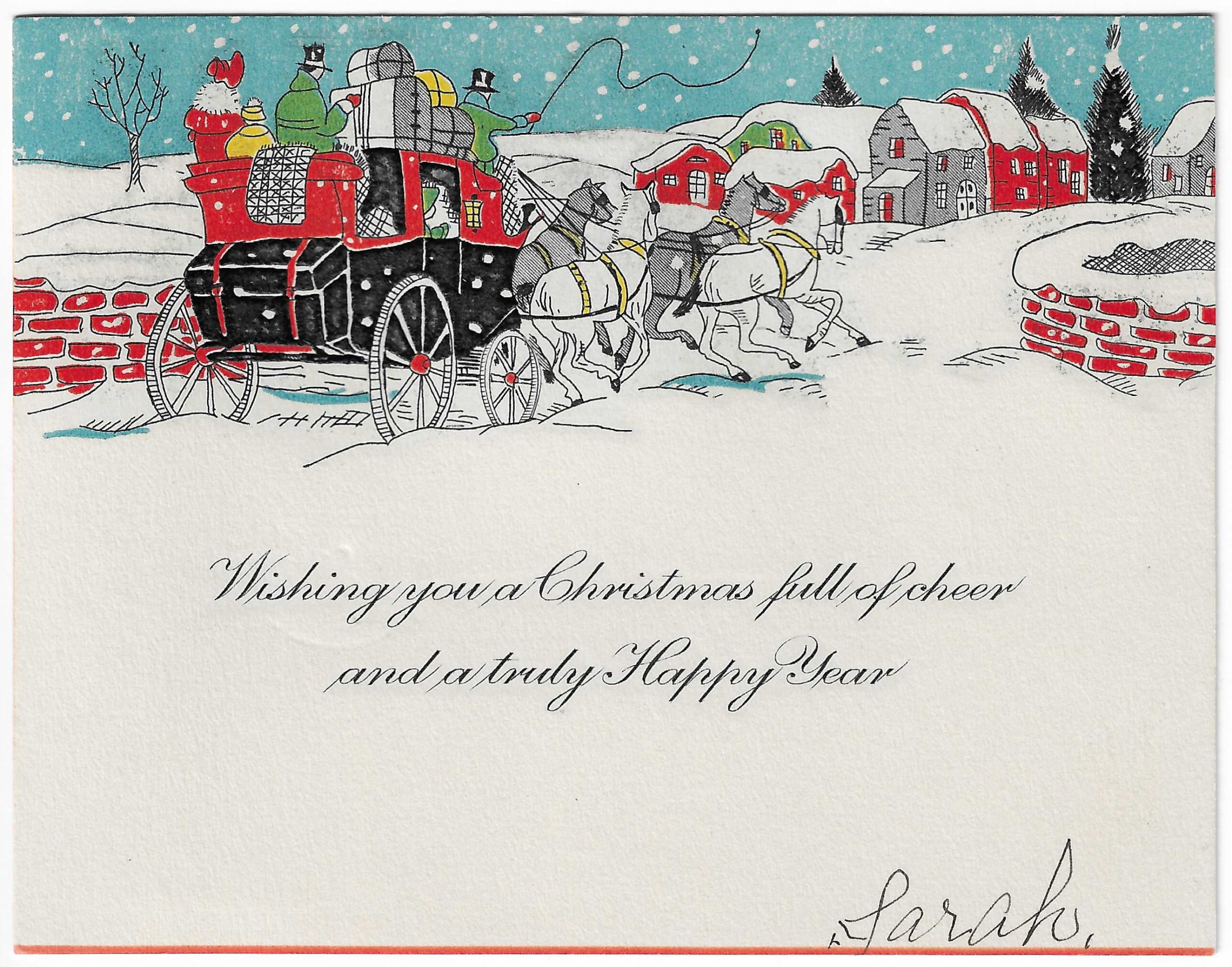 Art Deco Sleigh Figure ( c. 1927)